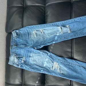 Distressed Blue Women's Jeans